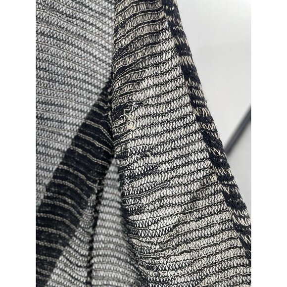 Eileen Fisher 85% Wool 15% Linen Italian Yarn Open Cardigan Lagenlook Sz L Flaws - Picture 13 of 16